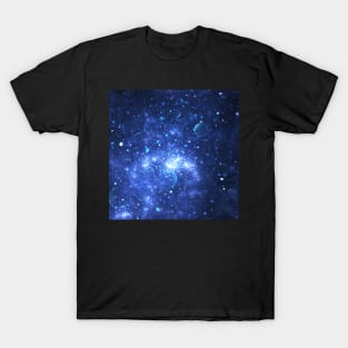 Sparkling blue universe T-Shirt